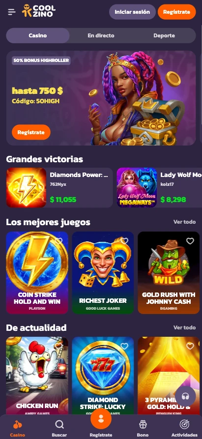 Coolzino Casino App en España: cómo jugar desde el móvil visual