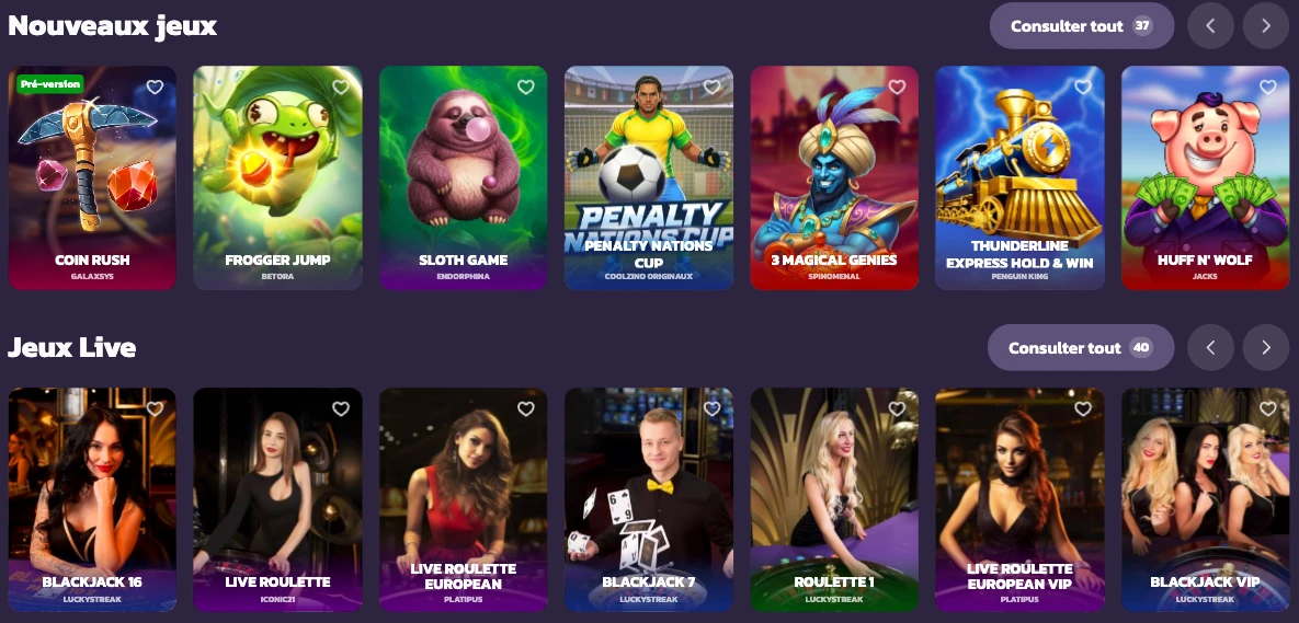 Coolzino Casino : informations essentielles pour la France visual