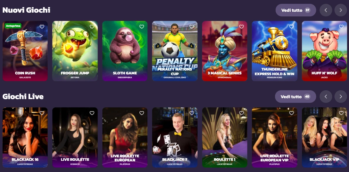Coolzino Casino in Italia: bonus, giochi e pagamenti visual